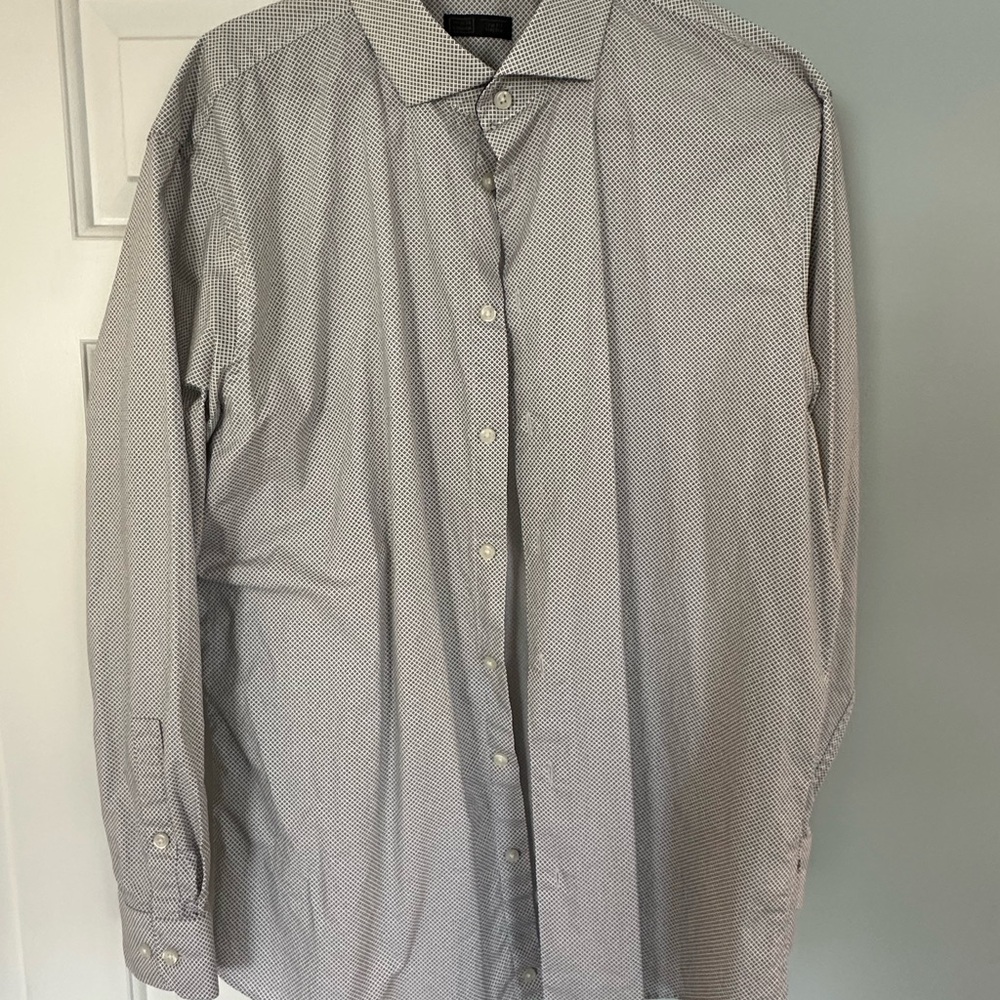 Calvin Klein Gray Dress Shirt